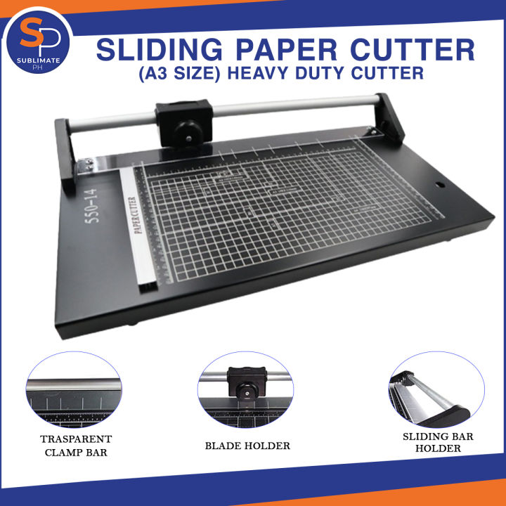 Officom Sliding Paper Cutter A3 Size Heavy Duty Metal Base Paper ...