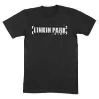 Linkin Park T-Shirt Bracket Logo Rock Band New Black Official