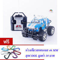 ND THAILAND ของเล่นเด็กรถบิ๊กฟุ๊ตบังคับวิทยุ(สีน้ำเงิน) RACTION POWERED STRONG GT NO.707-Q