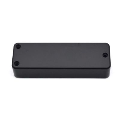 20pcs 3 Hole Electric Bass Pickup Sealed Cover Solid ABS Pickup Cover 100/108.5x32x20.1mm Black