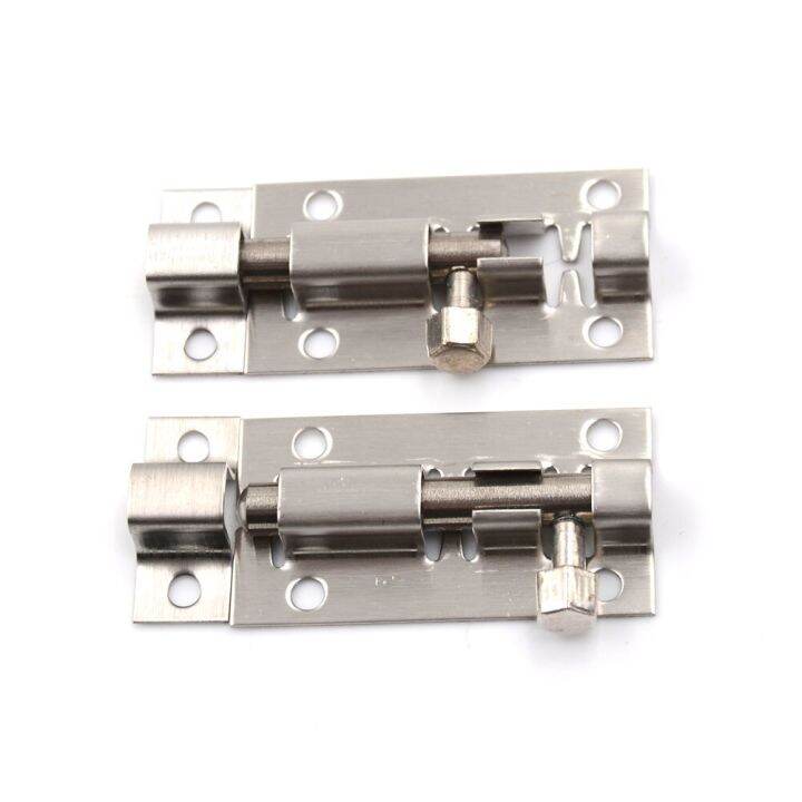 2pc-2-inch-long-silver-stainless-steel-door-latch-sliding-lock-barrel-bolt-latch-hasp-stapler-gate-safety-lock-door-hardware-locks-metal-film-resistan