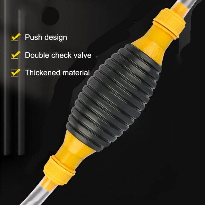 Car Motorcycle Universal Fuel pump Transfer Hand Gas Oil Pump Self