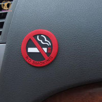 【Ready Stock】No Smoking Car Stickers Styling Round Red Sign Vinyl Sticker