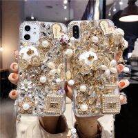 [Fast]1DS LuxuryCrystal Rhinestone 3D PumpkinSparkly Clear Cover14 1311 ProMini XR8 Plus