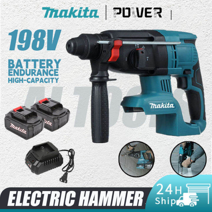 Makita 198V Demolition Electric Hammer Chipping Hammer Electric Drill Chipping Gun High Power