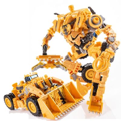 AOYI 8IN1 Devastator Transformation Movie Toys Rampage Robot KO GT Action Figure Excavator Hook Crane Scraper Model Kid Gift