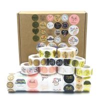 【YF】◐┋  500pcs Round Thank You Stickers for Envelope Labels Birthday Scrapbooking Stationery Sticker