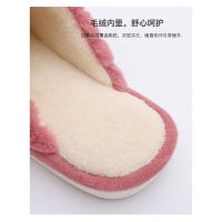 Ready Stock Kasut Perempuan Couple Flat Heel Plush Indoor House Slippers Ins Hot Korean Fashion Uni Men and Women Casual Fluffy Home Slippers Soft Warm Cotton Slippers Office Antiskid Silent Slippers 現貨2020經典款毛絨棉拖鞋鞋女冬季家居保暖鞋防滑月子鞋