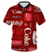 Coca-Cola Coke Cool Summer Red Hiphop 3D Print Women Men Summer Polo Casual Poloshirt 40（Contactthe seller, free customization）high-quality
