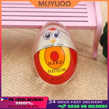 Egg Timer Colour Changing Reusable Easy to Read Kitchen Cook Heat Perfectly  Mini Egg Boiler for