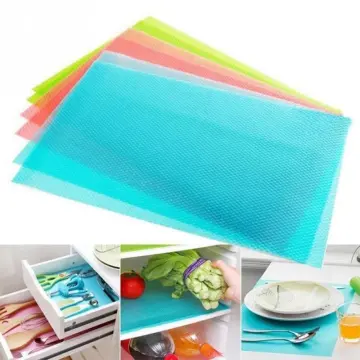 4pcs Refrigerator Liners Mats Washable, Refrigerator Mats Liner Waterproof  Oilproof, Fridge Liners For Shelves, Cover Pads For Freezer Glass Shelf  Cupboard Cabinet Drawer