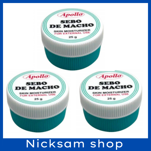 Apollo Sebo de Macho 25g 3 pcs Lazada PH