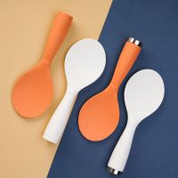 ♙ Plastic Rice Shovel Household Non-stick Rice Spoon Kitchen Tool Can Stand-up Rice Spoon Rice Cooker Spoon Kitchen Accessories