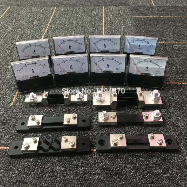 Dh670 Analog Amp Panel Meter Current Ammeter Mechanical Pointer Dc 20a