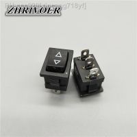 5Pcs KCD1 15x21mm 3pin Rocker Switch Power Switch 10A/125V Arrow Self-reset/Momentary Push Button Switch