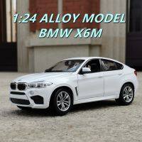 1/24 BMW X6 X6M SUV Coupe รถโลหะผสมรุ่น Diecasts &amp; Toy โลหะรถยนต์รุ่นจำลองคอลเลกชันของเล่นเด็กของขวัญ