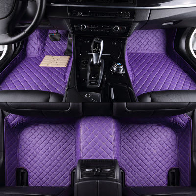 ZRCGL Custom leather car mat for Fiat all medels 500 500L 2007-2014 punto vo Viaggio Freemoauto auto accessories car car