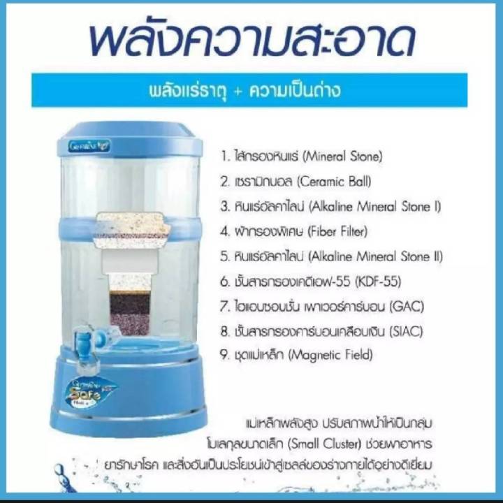 ส่งฟรี-เครื่องกรองน้ำ-เครื่องกรองน้ำดื่ม-กรองน้ำทำน้ำแร่-เซฟพลัสน้ำอัลคาไลน์-เครื่องกรองน้ำกิน-กรองน้ำประปา-กิฟฟารีน-ของแท้