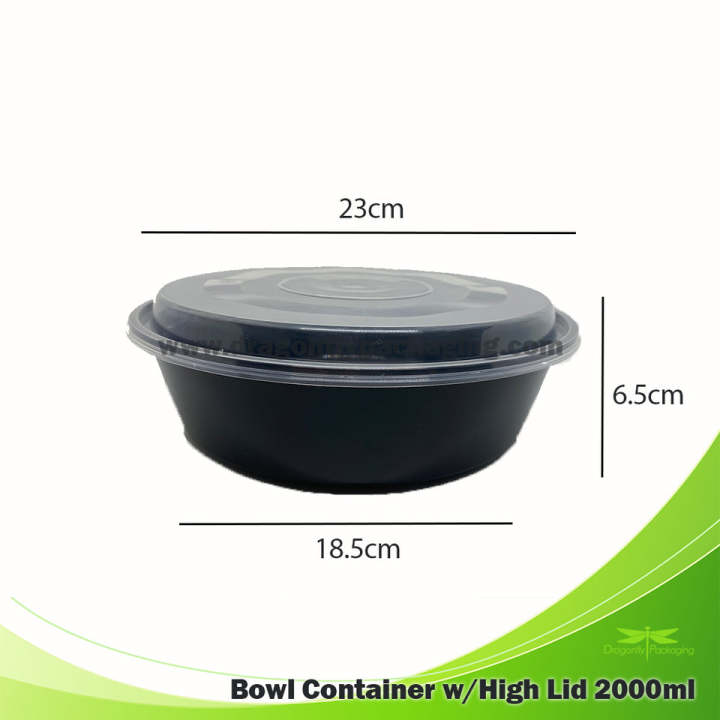 1000ml Clear Rectangle Microwavable Container with Lid 300pcs per Cart –  Dragonfly Packaging