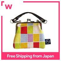 ผ้าใบห้าสี KYOTO JAPAN 2.5-Square Coin Purse Five-Color Checkered Pastel