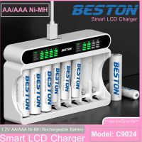 เครื่องชาร์จ Beston Smart LCD C9024 รองรับถ่าน 1.2V AA/AAA Ni-MH (ไม่รวมถ่าน)