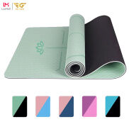 Thảm Tập Yoga Định Tuyến TPE 8mm Chính Hãng Begor Công Nghệ Mới 2 Lớp