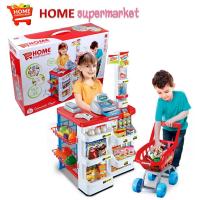 ชุดของเล่น ซุปเปอร์มาร์เก็ตพร้อมเครื่องสแกนและรถเข็น Home Supermarket  รุ่น HomeSuperMarket-668-05-08F-Toy-p