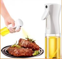 ℗ 220ML Bottle Oil Spray Cooking Kitchen BBQ Baking Olive Oil Sprayer Essential Oil Roller Bottles Vinegar Oil Dispenser Salad