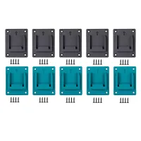 10Pcs Wall Mount Storage Mount Bracket Machine Holder Fixing Devices Electric Tool Fit for Makita 18V Battery