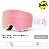 NANDN New ski goggles double layers UV400 anti-fog big ski glasses skiing men women snow snowboard goggles