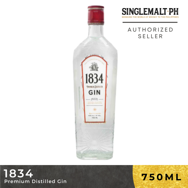 1834 Premium Distilled Gin 75cl Lazada PH