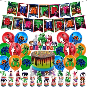 Alphabet Lore Party Decoration Birthday Supplies Banner Cake Topper  Decorative Tool Anime Letters Ballon Colorful Band