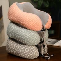 High Quality U-shaped Pillow Memory Foam Hump Neck Pillow Cervical Spine Pillow Car Travel Portable Pink Plane Neck Pillow Travel pillows