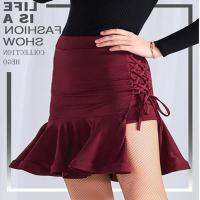 COD DSFGERTGYERE Latin dance dress female dance skirt practice dress dance skirt Latin Dance Skir拉丁舞服装女舞蹈裙练功服跳舞裙子拉丁舞裙成人半身裙4.26