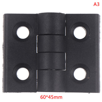 yizhuoliang 1pcs บานพับขนาดเล็กสีดำมินิพลาสติกประตูแบริ่งก้นตู้บานพับ ABS