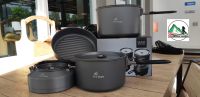 Fire-Maple ชุดหม้อ แบบพกพา  FEAST 4 Cookware Black