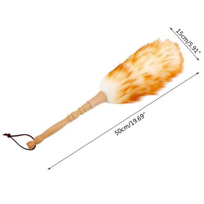 Non Static Dust Brush Household Feather Wool Duster Removal Dusting Broom Clean Drop Ship