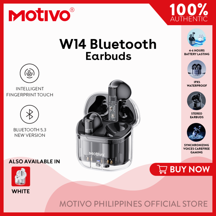 Motivo W14 TWS Wireless Earphones without Buds Lazada PH