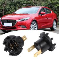 【☊HOT☊】 langtun703603 ที่เสียบหลอดซ็อกเก็ตไฟหน้ารถสำหรับ Mazda 3/5/323 Er6-f B28v510a3 1คู่น้ำหนักรวม20G B28v510a3