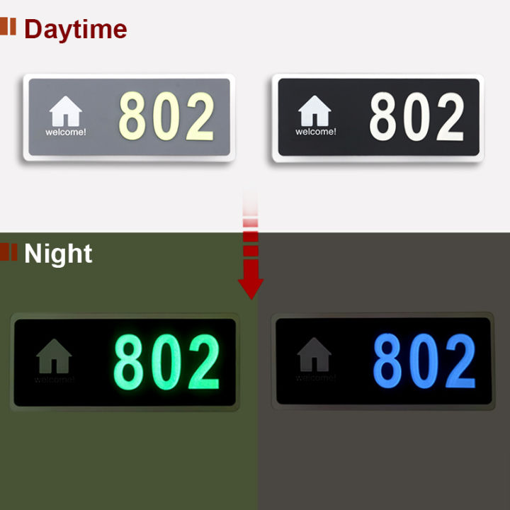 บ้านเลขที่สำหรับภายนอก-แผ่นสติกเกอร์ตัวเลขอะคริลิกที่ทันสมัยติดตั้งง่ายสำหรับประตูอพาร์ทเมนท์บ้านโรงแรมห้องพักบ้าน-zptcm3861