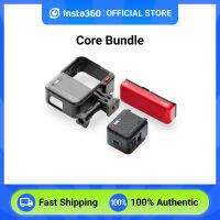 Insta360 ONE RS Core Bundle - Core &amp; ฉากยึด &amp; แบตเตอรี่,ระบบเสียง Crisper,WiFi ได้เร็วขึ้น