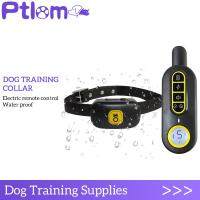 ZZOOI Dog Training Collar 500m Pet Remote Control training Device Rechargeable Sound Vibration Electric-Shock Waterproof Dog Collar