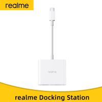 realme Docking Station Type C To USB HDMI-CompatibleFor Mac OS Windows Linux Android IOS