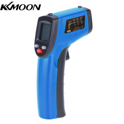 KKmoon อินฟราเรดดิจิตอล Ther-Mometer La-Ser อุตสาหกรรมอุณหภูมิไม่สัมผัสพร้อมไฟแบคไลท์-50-380 °C (ไม่สามารถใช้กับคนได้