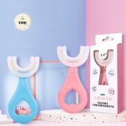 Bàn Chải Đánh Răng Cho Bé Hình Chữ U Chất Liệu Silicon Chịu Được Lực Cắn