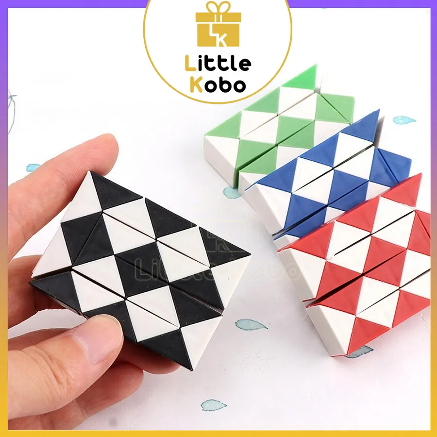Rubik Snake Mini 24 Đoạn Rubic Biến Thể Rắn Đồ Chơi Trí Tuệ Trẻ Em Phát  Triển Tư Duy - Little Kobo | Lazada.Vn