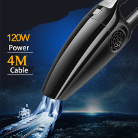 เครื่องดูดฝุ่นรถ 120W 3600mbar เครื่องดูดฝุ่นสูงสำหรับรถยนต์เปียกและแห้งใช้สองเครื่องดูดฝุ่นมือถือ เครื่องดูดฝุ่นรถขนาดเล็ก