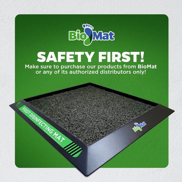 BioMat Foot Disinfecting Mat( SMALL, MEDIUM, LARGE, EXTRA LARGE) Lazada PH