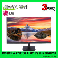 MONITOR (จอมอนิเตอร์) LG 27MP400-B - 27" IPS 75Hz FREESYNC