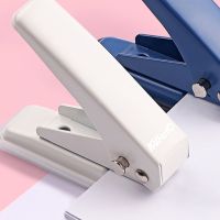 【CC】 6mm Metal Paper Puncher Multifunctional Hole Effort Saving Storage Crafts for Stationery Cardstock